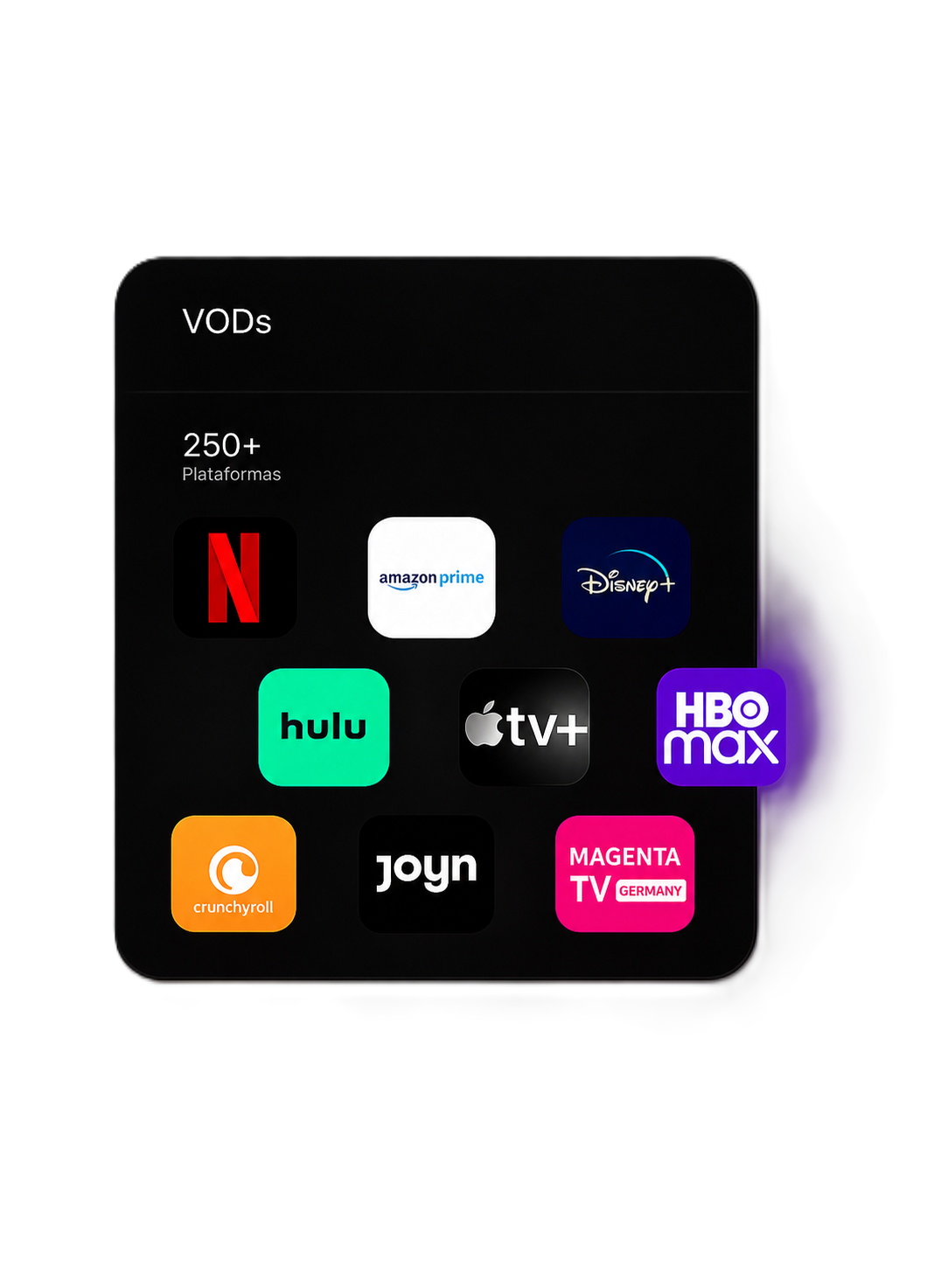 Películas y series VOD con IPTV España - miles de títulos en HD y 4K